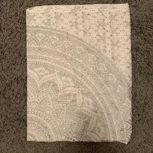 White and Silver Tapestry